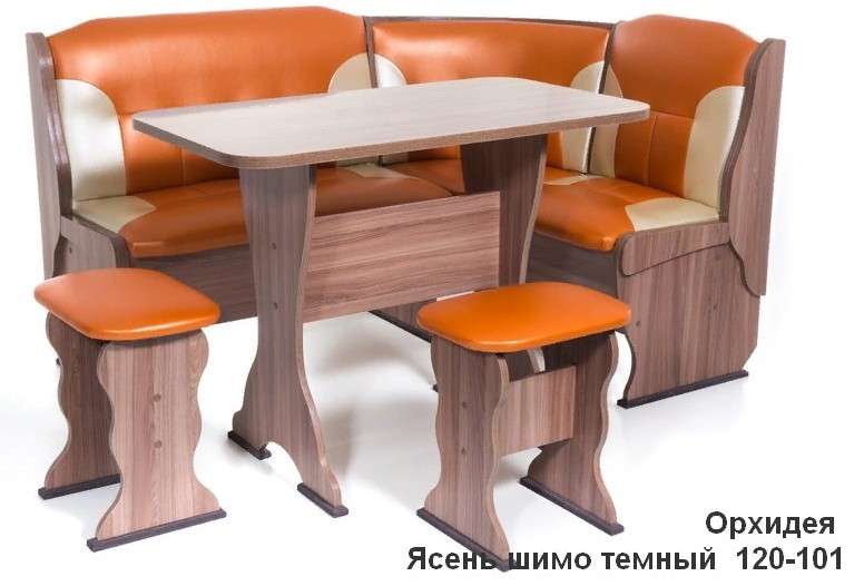 Кухонный угловой диванчик «Орхидея» в Нижнем Новгороде фото №6