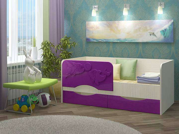 Кровать «ДЕЛЬФИН-2» различные цветовые решения в Нижнем Новгороде фото №15