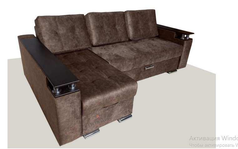 Угловой диван «Даллас» с удлиненным подлокотником в Нижнем Новгороде фото №2