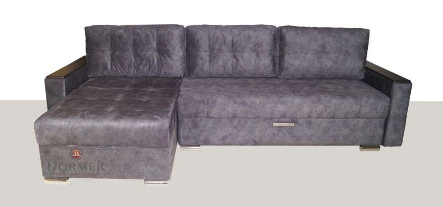 Угловой диван «Леон Макси» с увеличенной оттоманкой в Нижнем Новгороде фото №1
