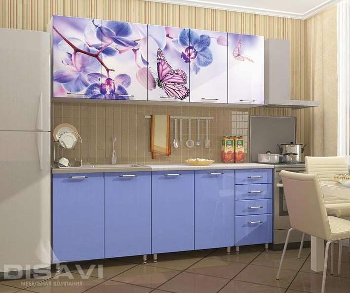 Кухня с фотопечатью «Бабочки» Четыре размера (Дисави) в Нижнем Новгороде фото №4