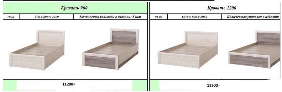 Модульный спальный гарнитур «Октава» комплектация 2 (Памир) в Нижнем Новгороде фото №14