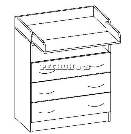 Пеленальный стол (Рег.058) в Нижнем Новгороде фото №6
