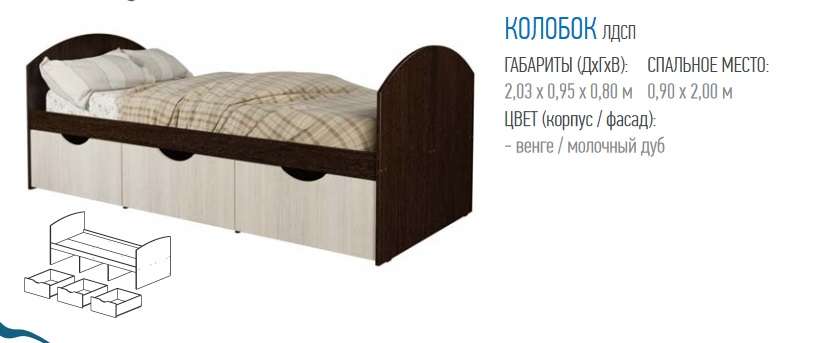 Детская кровать «Колобок» (Террикон) в Нижнем Новгороде фото №1