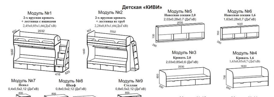 Детская «Киви» модульная композиция 3 (Террикон) в Нижнем Новгороде фото №2