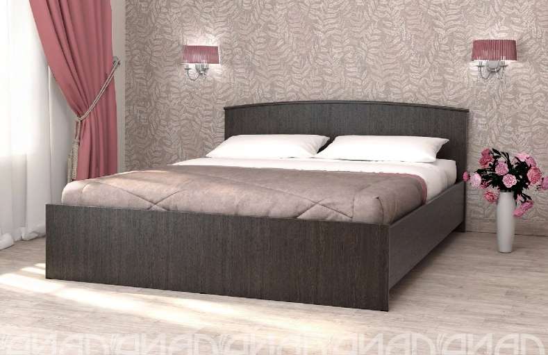 Кровать «КЭТ-7» четыре размера (Венге, Белфорт) в Нижнем Новгороде фото №1