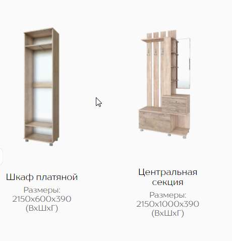 Прихожая «МИКС-АРТ» со шкафом (Тэкс) в Нижнем Новгороде фото №5