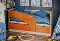 Кровать «БЕМБИ-7» МДФ разл.цвета, два размера 