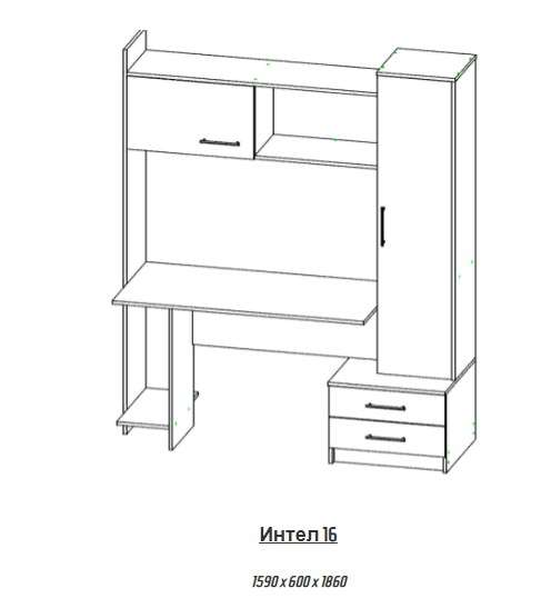 Стол компьютерный «Интел 16» в Нижнем Новгороде фото №3