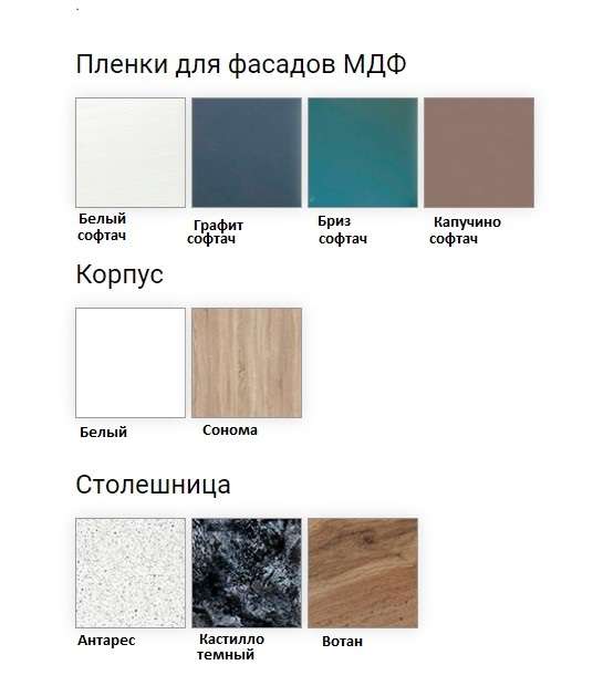 Кухня «Настя» Крафт табачный/Софтач 1,6м 2,0м 2,5м 2,6м(Рег.058) в Нижнем Новгороде фото №4