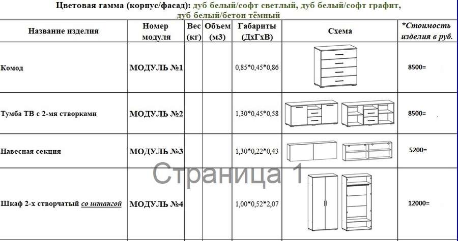 Гостиная «Нова» модульная (Террикон) в Нижнем Новгороде фото №2