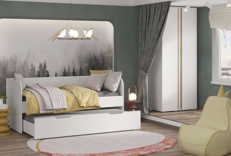 Кровать «Зефир» с выдвижным спальным местом в Нижнем Новгороде фото №1