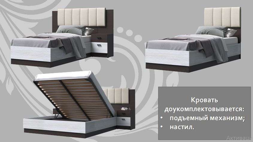 Спальный гарнитур «Адель» Модульный Набор-2 (Эра) в Нижнем Новгороде фото №19