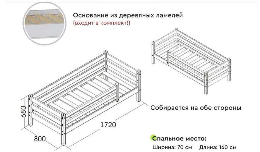 Кровать «Соня» 1600 (Мебельград) в Нижнем Новгороде фото №7