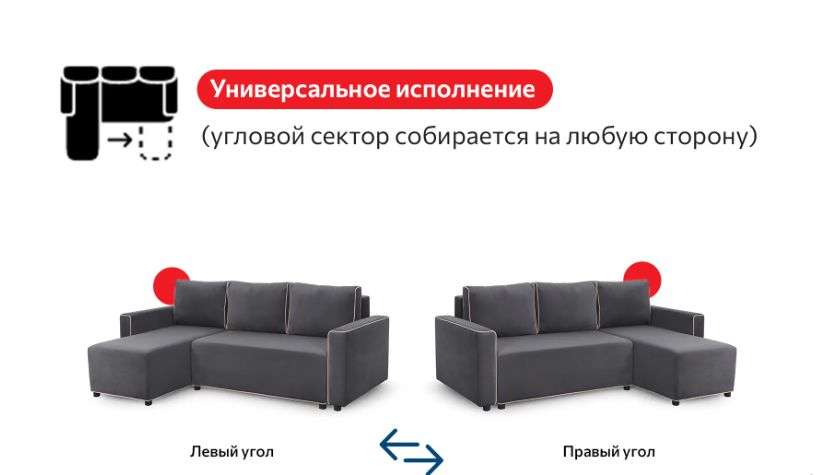 Диван угловой «Некст» (Мебельград) в Нижнем Новгороде фото №5