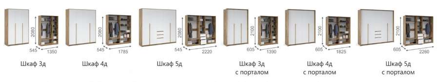 Спальный гарнитур «Мишель» Модульный, Крафт золотой/белый жемчуг в Нижнем Новгороде фото №5