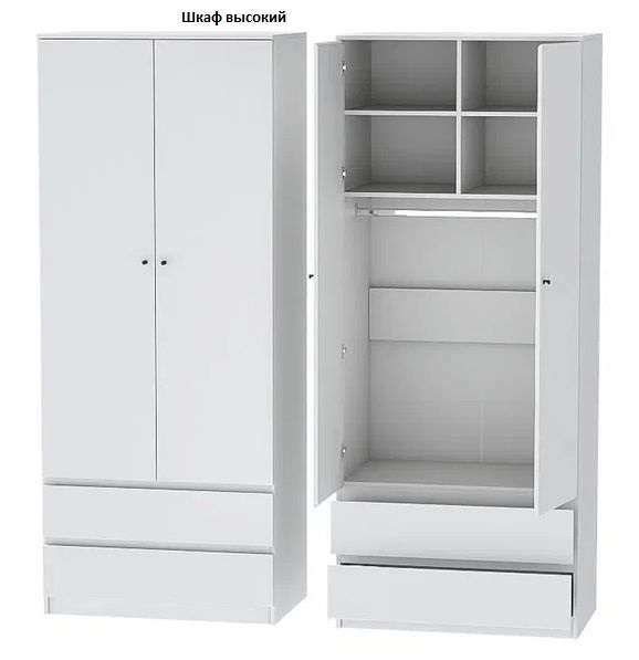 Спальный гарнитур «КЭТ-1» Два цвета, Набор 1 в Нижнем Новгороде фото №33