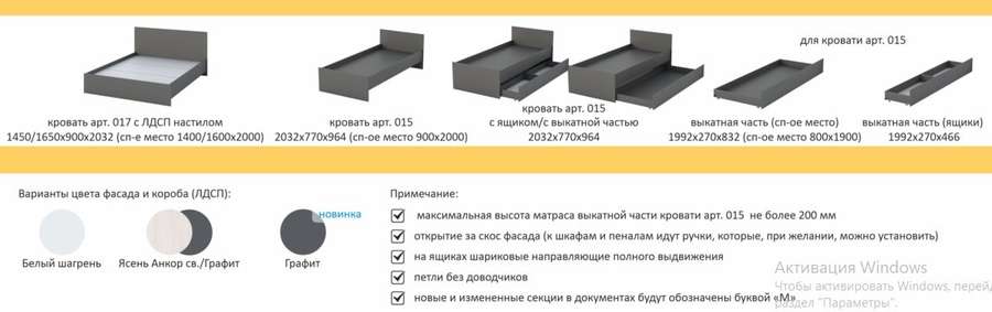 Спальный гарнитур «КЭТ-1» Два цвета, Набор 2 в Нижнем Новгороде фото №31