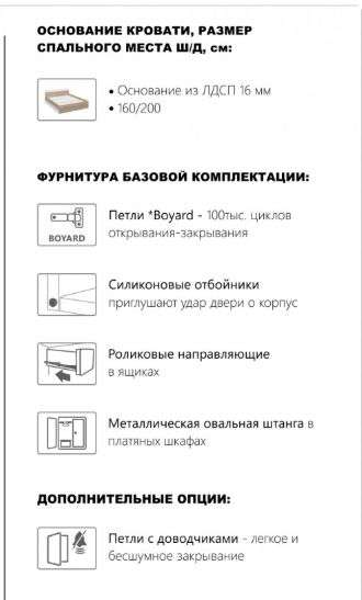 Спальный гарнитур «Алена» Набор-1, Модульный (Империал) в Нижнем Новгороде фото №3