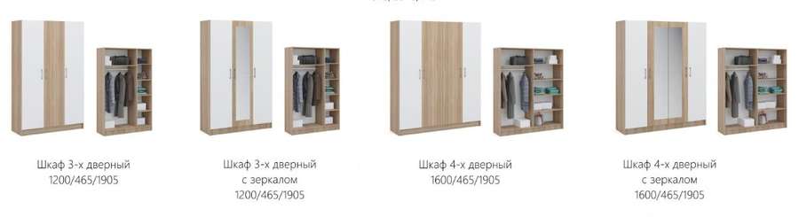 Спальный гарнитур «Алена» Набор-1, Модульный (Империал) в Нижнем Новгороде фото №5