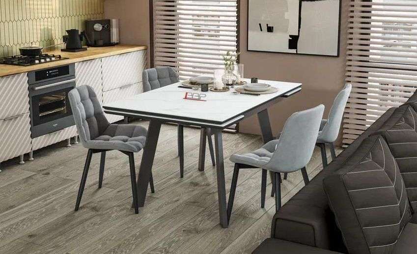 Стол обеденный раскладной «Рокс» Керамогранит (ВВР) в Нижнем Новгороде фото №1