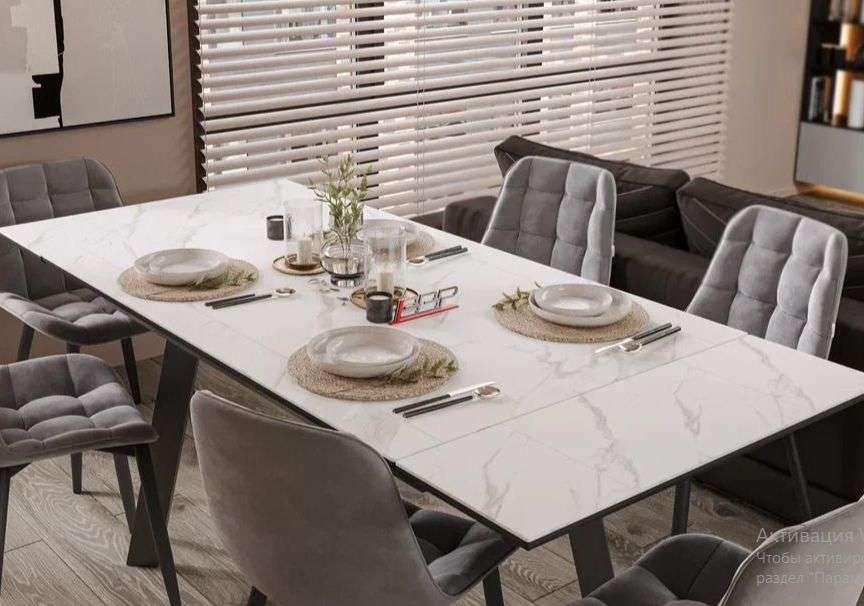 Стол обеденный раскладной «Рокс» Керамогранит (ВВР) в Нижнем Новгороде фото №6