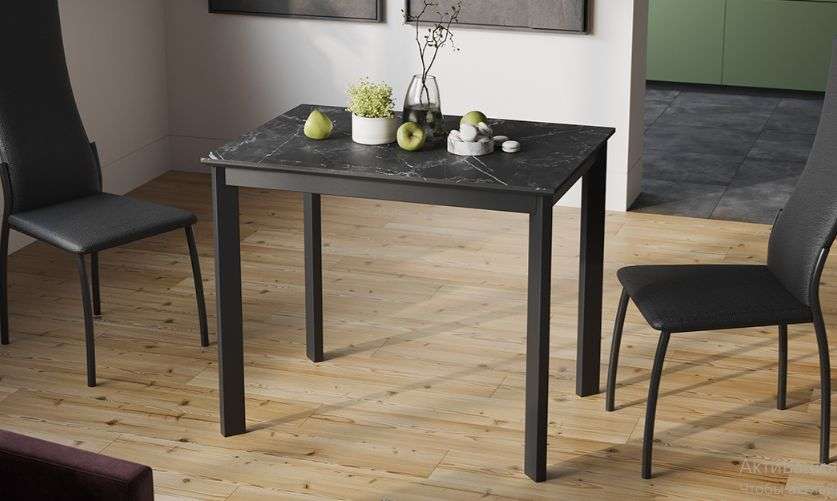 Стол раздвижной «Риттер» Тип 1 Черный муар, Керамика (ТриЯ) в Нижнем Новгороде фото №3