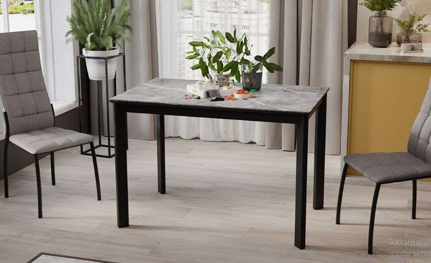 Стол раздвижной «Риттер» Тип 2 Черный муар, Керамика (ТриЯ) в Нижнем Новгороде фото №3