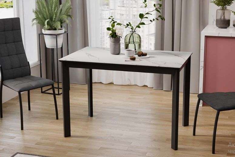 Стол раздвижной «Риттер» Тип 2 Черный муар, Керамика (ТриЯ) в Нижнем Новгороде фото №2