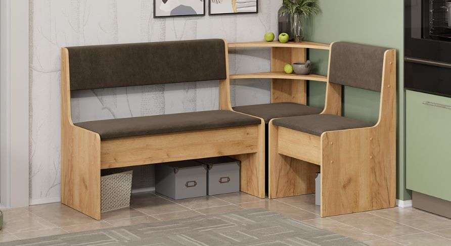 Скамья угловая «Ларго» (ТриЯ) в Нижнем Новгороде фото №2