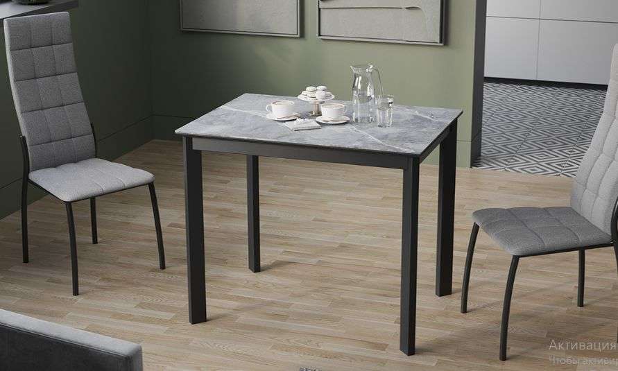 Стол раздвижной «Риттер» Тип 1 Черный муар, Керамика (ТриЯ) в Нижнем Новгороде фото №2