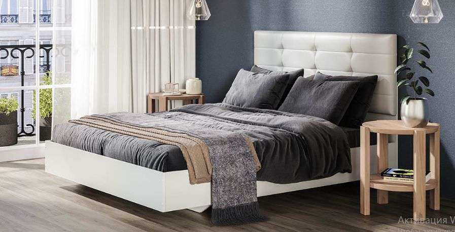 Кровать «Бетта» Тип 3 Белый Снег (ТриЯ) в Нижнем Новгороде фото №2