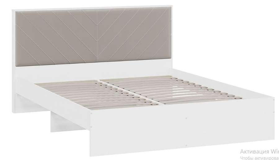 Кровать «Стенли» с ящиками Белый Ясень, Велюр Confetti Smoke в Нижнем Новгороде фото №8