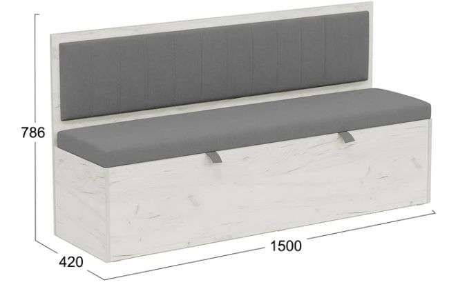 Скамья прямая «Берген» (ТриЯ) в Нижнем Новгороде фото №4