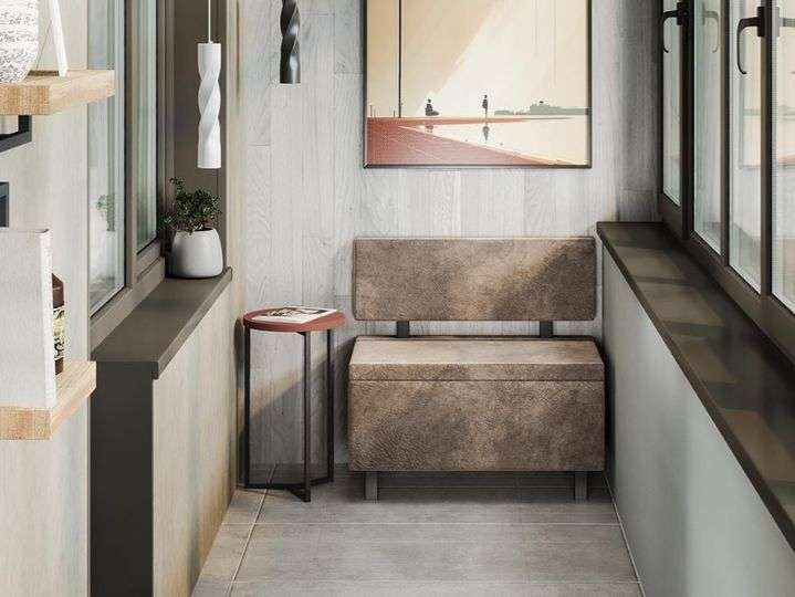 Скамья прямая «Брайтон» (800 мм) (ТриЯ) в Нижнем Новгороде фото №1