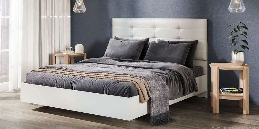 Кровать «Бетта» Тип 3 Белый Снег (ТриЯ) в Нижнем Новгороде фото №3