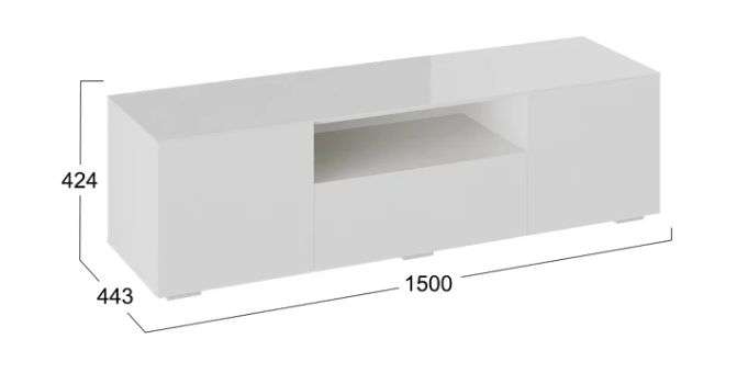 Тумба для ТВ «Glance» тип 1 (ТриЯ) в Нижнем Новгороде фото №2