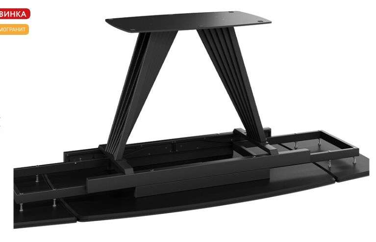 Стол раздвижной «Трэвис» Тип 1 Черный муар, Керамика матовая в Нижнем Новгороде фото №12