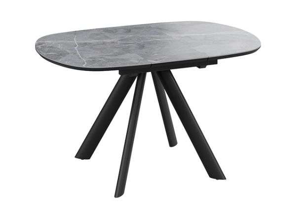 Стол обеденный раздвижной «Найтон» Тип 1 Черный муар, Керамика в Нижнем Новгороде фото №4