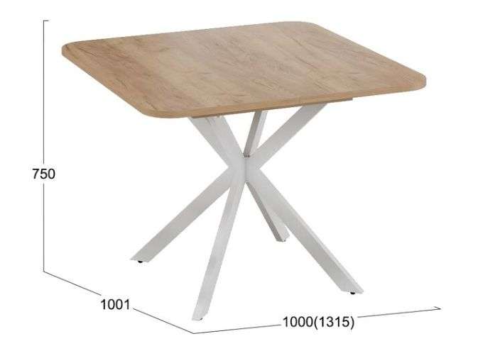 Стол обеденный раздвижной «Лиссабон» Тип 1 (ТриЯ) в Нижнем Новгороде фото №6