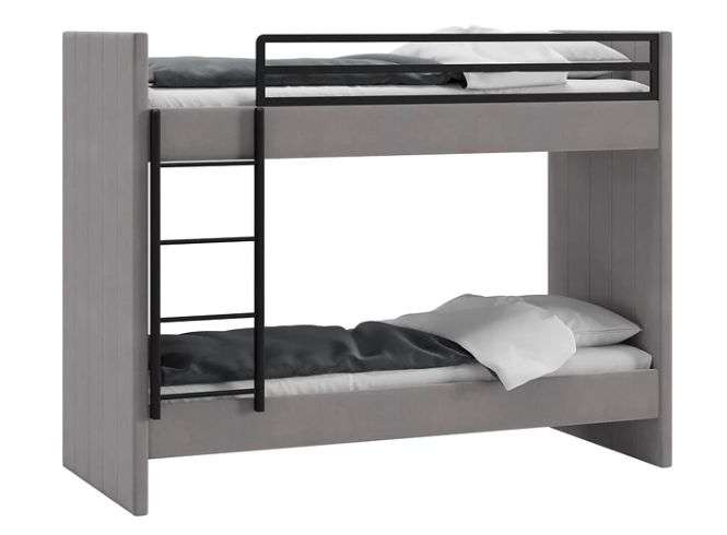 Кровать двухъярусная с мягкой обивкой «Дарси» в Нижнем Новгороде фото №1