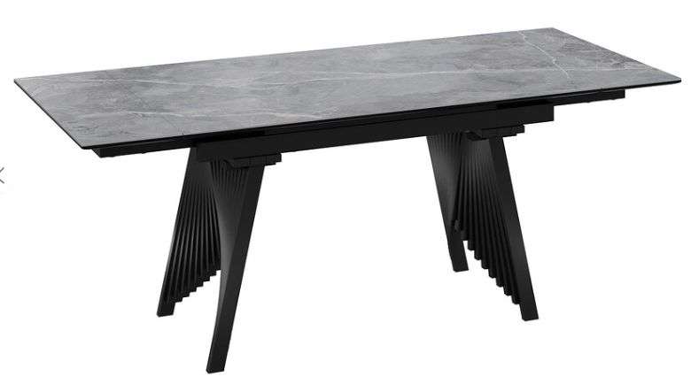 Стол обеденный «Шелдон» Тип 1 Черный муар, Керамика матовая в Нижнем Новгороде фото №5