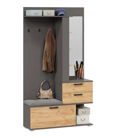 Вешалка комбинированная с крючками и зеркалом «Эрика» Тип 2 в Нижнем Новгороде фото №6