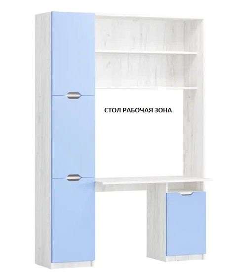 Стол Рабочая зона «Юниор-15» МДФ Различная цветовая гамма в Нижнем Новгороде фото №1