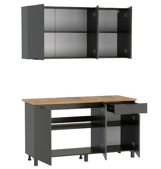 Кухня «Венера» 1,5м Готовое решение ЛДСП (Олмеко) в Нижнем Новгороде фото №13