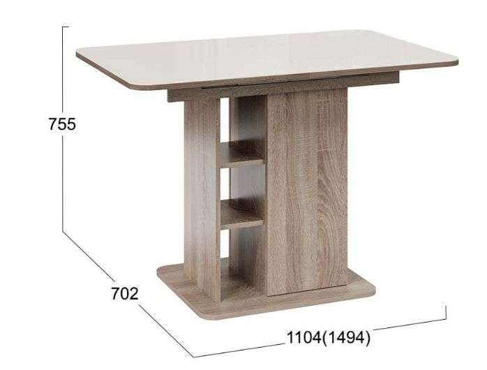 Стол раздвижной «Мюнхен» Тип 1 (ТриЯ) в Нижнем Новгороде фото №2