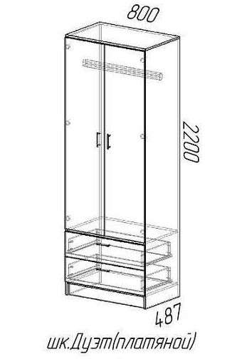 Спальный гарнитур «ЭКО» ясень шимо комплектация 2 в Нижнем Новгороде фото №5