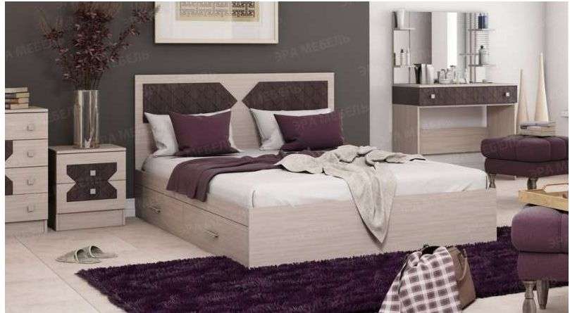 Спальный гарнитур «НИКОЛЬ» комплектация 2 в Нижнем Новгороде фото №5