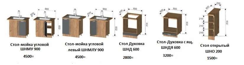 Кухня «Гранд» Модульная комплект 2 (Регион 058) в Нижнем Новгороде фото №10