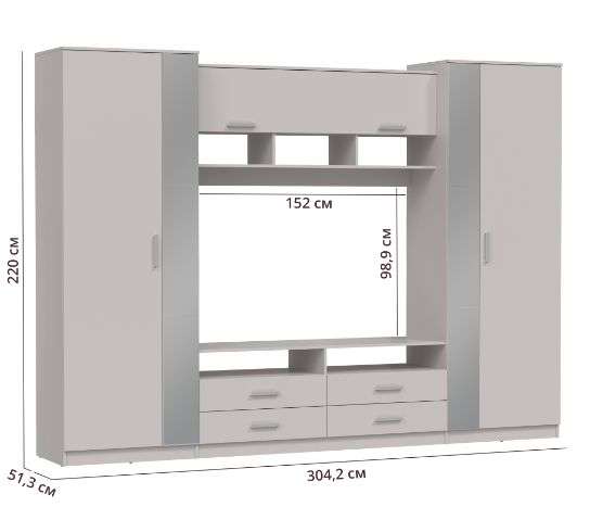 Гостиная «Вена» 91.01 (Олмеко) в Нижнем Новгороде фото №3
